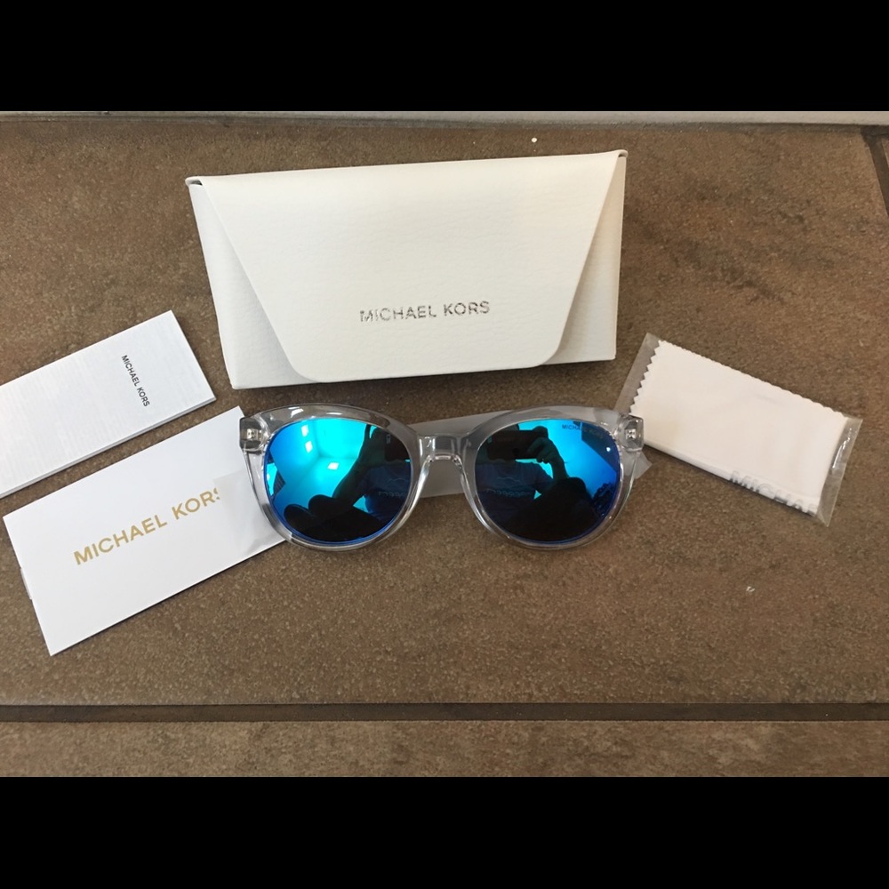 NEW! Michael Kors MK6019 Mirrored Round Sunglasses